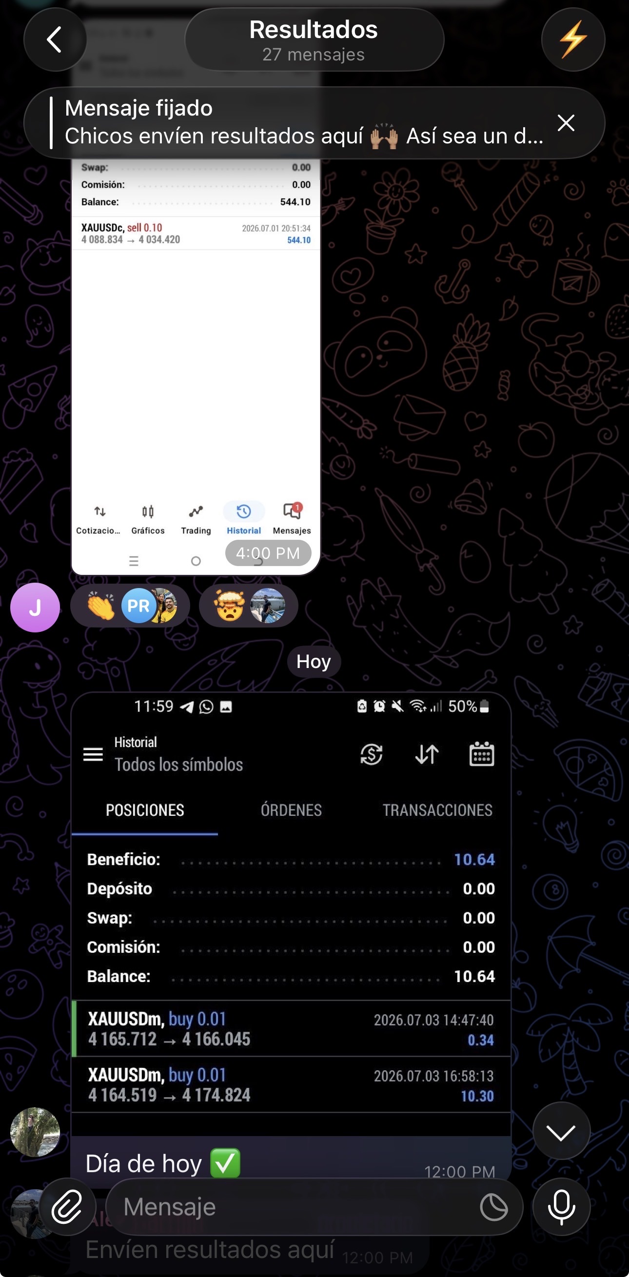 Resultado comunidad